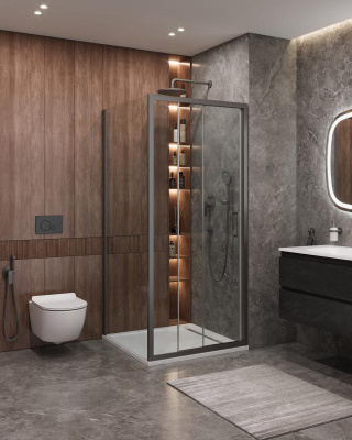 Душевой уголок CEZARES MOLVENO-AHF-31-100/90-C-GM-IV фото в интернет-магазине Русалия