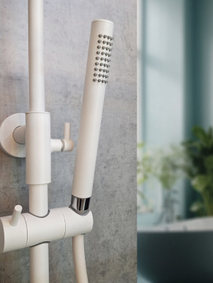 Душевая система с термостатом AltroBagno Intento 030424 MW AltroBagnoIntento030424MW фото в интернет-магазине Русалия