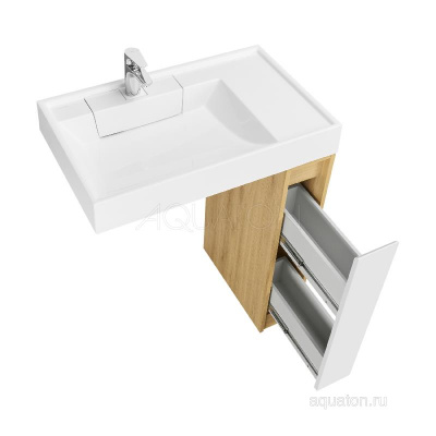 Тумба под раковину AQUATON Лондри 20 Дуб Сантана без фасада 1A267101LH0C0 фото в интернет-магазине Русалия Тумба под раковину AQUATON Лондри 20 Дуб Сантана без фасада 1A267101LH0C0 фото в интернет-магазине Русалия