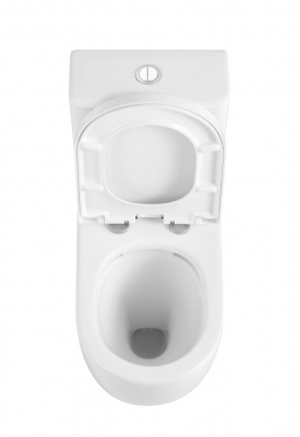 BILBAO ALTO Унитаз напольный безободковый белый, сиденье дюропласт, soft close IBERICA BLANCA фото в интернет-магазине Русалия