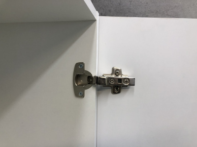 COMFORTY. Шкаф-колонна "Монако-40" правая белый глянец фото в интернет-магазине Русалия