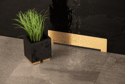 Пристенный душевой лоток Confluo Wall Drain Золото (13100061) Pestan фото в интернет-магазине Русалия