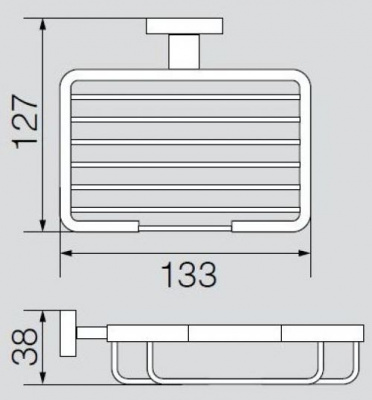 Мыльница настенная VR.RMB-4952.CR Ramba Veragio фото в интернет-магазине Русалия
