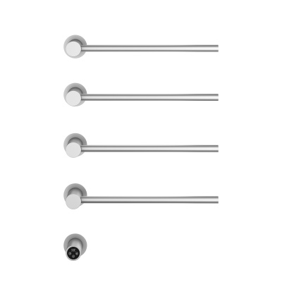 Полотенцесушитель электрический Vincea VTD-2H1BN, брашированный никель, таймер фото в интернет-магазине Русалия