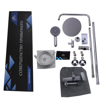 Душевая система FASHUN хром (A2489) фото в интернет-магазине Русалия