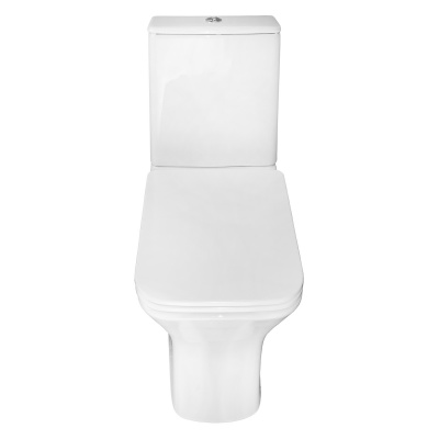 Унитаз безободковый AZ-1038A N Fretta Square с сиденьем микролифт Azario фото в интернет-магазине Русалия