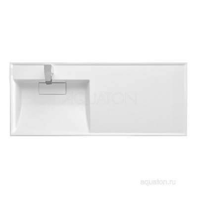 Раковина AQUATON Лондри 1200 белая левая 1A72843KLH01L фото в интернет-магазине Русалия
