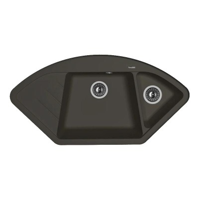 Кухонная мойка Florentina ВЕСТА 20.285.E1005.302, антрацит фото в интернет-магазине Русалия