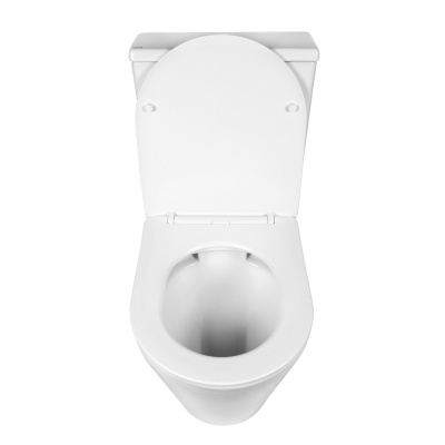 BOND F03-00 Унитаз напольный безободковый с сиденьем микролифт фото в интернет-магазине Русалия