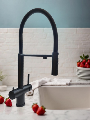 Смеситель для кухни с гибким изливом Flusso 050204 NeOp AltroBagno фото в интернет-магазине Русалия