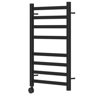 Полотенцесушитель электрический Point Меркурий PN83158BE П8 500x800 левый/правый, черный фото в интернет-магазине Русалия