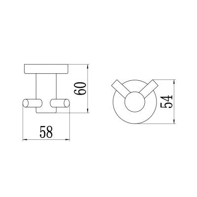 Крючок для ванной комнаты Savol S-005654Q, графит фото в интернет-магазине Русалия