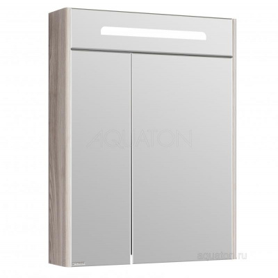 Зеркальный шкаф AQUATON Сильва 60 дуб фьорд 1A216202SIW60 фото в интернет-магазине Русалия