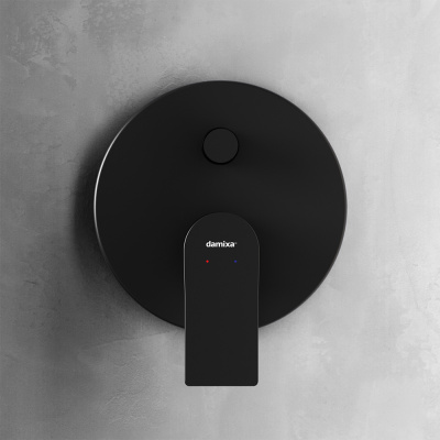 477100300 Apollo Встраиваемый смеситель для ванной и душа, черный Damixa фото в интернет-магазине Русалия