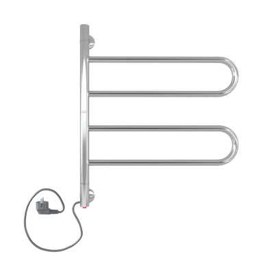 Полотенцесушитель электрический Veter 2P (electro) 50/45 (провод справа, Полиров.) INDIGO VTE50-45 фото в интернет-магазине Русалия