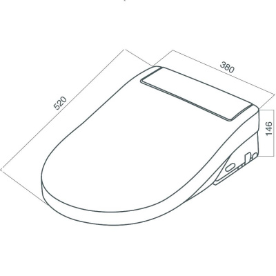 CCC7851WH Clean Care электронная крышка-биде фото в интернет-магазине Русалия