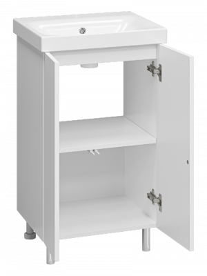 Тумба Лира 50 с раковиной Cersanit Moduo 50 Misty фото в интернет-магазине Русалия