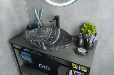 Раковина накладная Gid Mnc206 фото в интернет-магазине Русалия