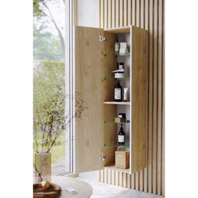 Подвесной пенал 35 см белый URB0535W  Urban Aqwella фото в интернет-магазине Русалия