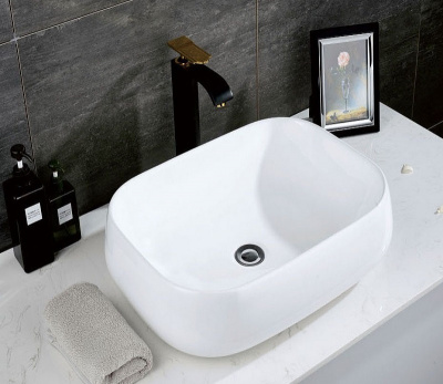 Раковина накладная овальная N 9243 CeramaLux фото в интернет-магазине Русалия