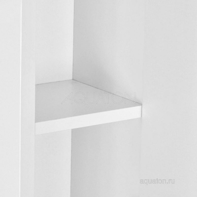 Зеркальный шкаф AQUATON Панда 50 правый белый 1A007402PD01R фото в интернет-магазине Русалия