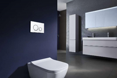 Кнопка смыва Azario двойная, белый+хром (AZ-8200-0045) фото в интернет-магазине Русалия