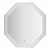 Зеркало настенное с LED-подсветкой, сенсорный выключатель, Ledshine EVOFORM 80х80 см, BY 2605 фото в интернет-магазине Русалия