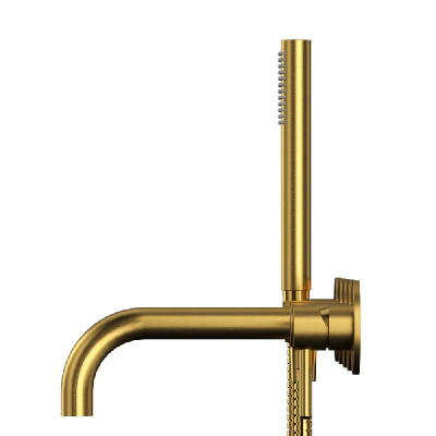 Смеситель для ванны скрытого монтажа WHITECROSS Y Y1240GLB (брашированное золото) фото в интернет-магазине Русалия