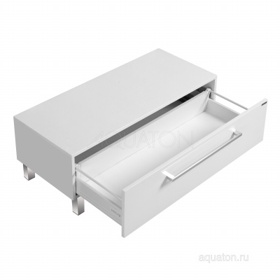 Комод Мадрид 100 М белый 1A127903MA010 Акватон фото в интернет-магазине Русалия