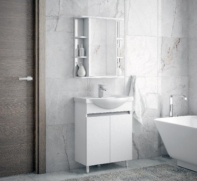 Зеркало-шкаф "Орион 55-2" Corozo фото в интернет-магазине Русалия