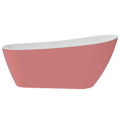 Ванна отдельностоящая акриловая Delice Riviera 170х74 розовая матовая DLR440103P фото в интернет-магазине Русалия
