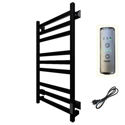 Полотенцесушитель электрический Пэк сп 21 ВГП 80х50 черный Тругор фото в интернет-магазине Русалия