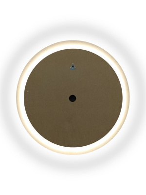 Зеркало с подсветкой Planet Black d800 бесконтактный овальный сенсор ЗЛП684 Continent фото в интернет-магазине Русалия