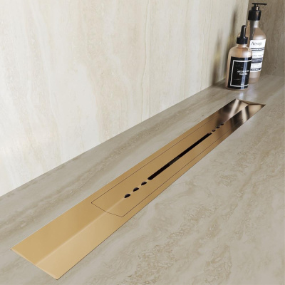 Душевой трап RGW SDR-53Gb 80см, под плитку хром фото в интернет-магазине Русалия