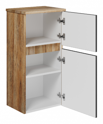 Шкаф Ива 40 подвесной универсальный (графит) П-Ива05040-48 Misty фото в интернет-магазине Русалия