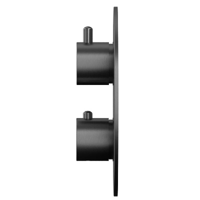 Смеситель термостатический для душа скрытого монтажа WHITECROSS Y Y1236GM (оружейная сталь) фото в интернет-магазине Русалия