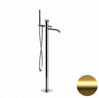 Смеситель для ванны Remer Element ET08BG, золото брашированное фото в интернет-магазине Русалия