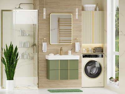 Тумба Vega 80 подвесная (зеленая) с раковиной Dreja Q 80 Brevita фото в интернет-магазине Русалия