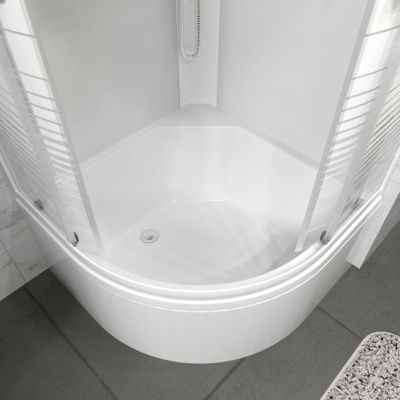 Душевая кабина Полосы 90*90 Б (9 мест+сифон D50) Щ0000061836 Тритон фото в интернет-магазине Русалия