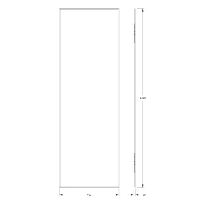 Зеркало настенное с фацетом Standard EVOFORM 40x120 см, BY 0238 фото в интернет-магазине Русалия