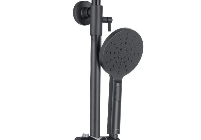 Душевая система 3jet 250мм AQUATEK, матовый черный AQ2040MB фото в интернет-магазине Русалия