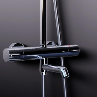 936810000 Scandinavian Pure душевая система с ванно  душевым ТМС смесителем, хром фото в интернет-магазине Русалия