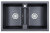 Кухонная мойка GRANULA (8101, ШВАРЦ) фото в интернет-магазине Русалия