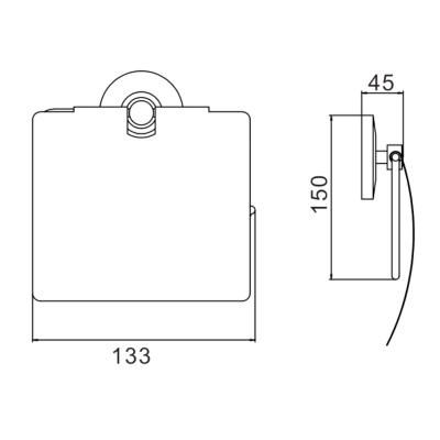 Держатель для туалетной бумаги Savol S-007151, хром фото в интернет-магазине Русалия