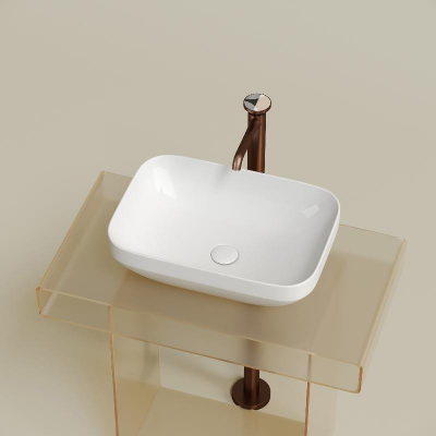 Умывальник чаша накладная прямоугольная Element 500*359*145мм CN6055 Ceramica Nova фото в интернет-магазине Русалия