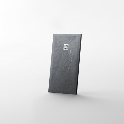 Поддон каменный прямоугольник графит (80*120*2,5) Strong GR-S280120Q Grossman фото в интернет-магазине Русалия