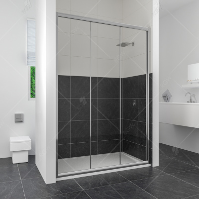 Раздвижная дверь для душа CL-11 80 шиншилла RGW фото в интернет-магазине Русалия