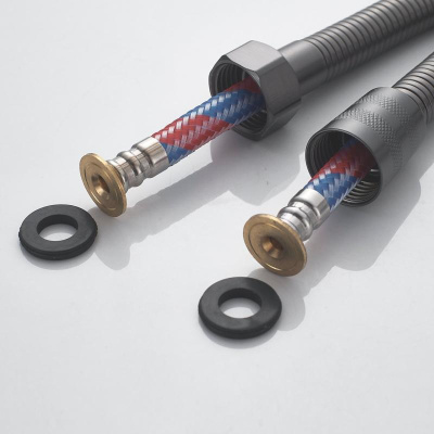 Гигиенический душ со смесителем Shevanik S6105T-1, оружейная сталь фото в интернет-магазине Русалия