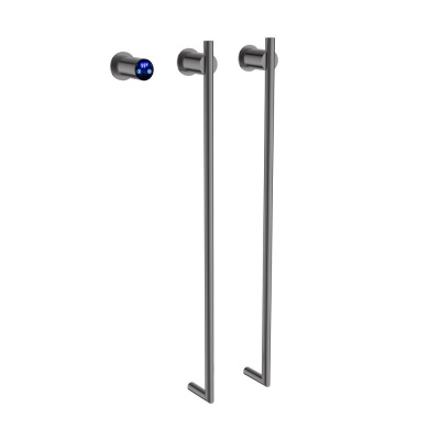 Полотенцесушитель электрический Terminus Рондо П2 35х76, оружейная сталь 4670078568175 фото в интернет-магазине Русалия