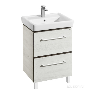 Тумба под раковину AQUATON Ронда PRO 60 дуб сом 1A205001RSC20 фото в интернет-магазине Русалия